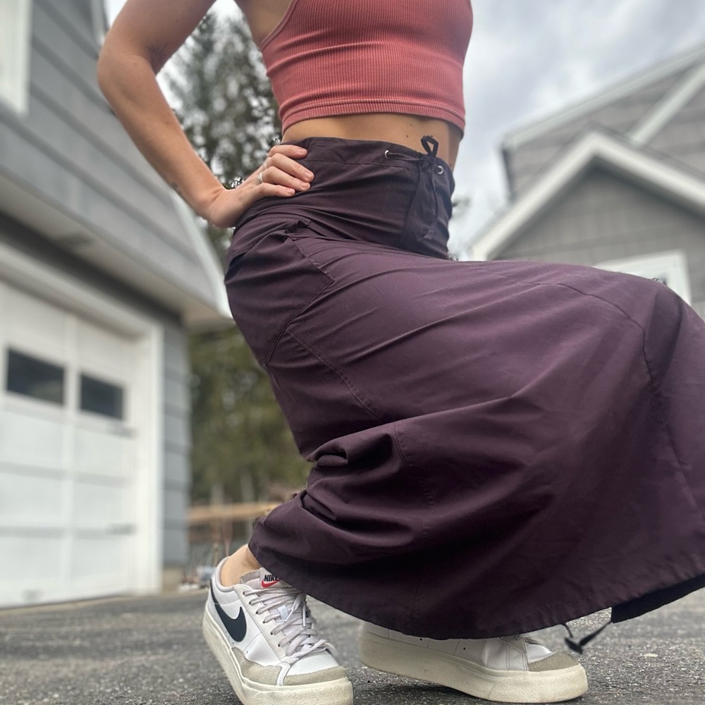 Vintage Y2K Weathervane gorpcore cargo maxi utility skirt